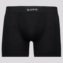 Cueca Boxer Lupo Fiber Man Preta e Branca