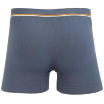 Cueca Boxer Lupo Microfibra Sem Costura Azul Escuro