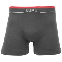 Cueca Boxer Lupo Sem Costura Cinza - Masculino