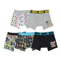 Cueca boxer Marvel Avengers com estampas variadas para meninos de 4 a 12 anos
