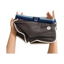 Cueca Boxer Masculina 7A Antibacteriana De Malha Respirável 100% Algodão Com Cintura Alta Elástica