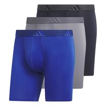 Cueca boxer masculina Adidas, pacote com 3 unidades Team Royal Blue/Grey/Legend Ink Cueca boxer masculina Adidas, pacote com 3 unidades Team Royal Blue/Grey/Legend Ink