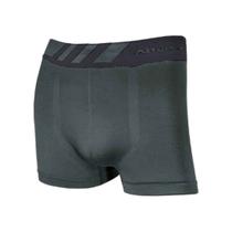 Cueca Boxer Masculina Básica Microfibra Cinza Cueca Boxer Masculina Básica Microfibra Cinza