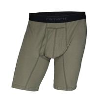 Cueca boxer masculina Carhartt com 8 costuras de algodão e poliéster, pacote com 2 unidades Cueca boxer masculina Carhartt com 8 costuras de algodão e poliéster, pacote com 2 unidades