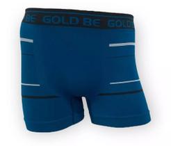 Cueca Boxer Masculina Gold Be Kit com 6 Unidades Microfibra Cores Sortidas