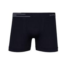 Cueca Boxer Masculina Microfibra sem Costura Lupo Preto - Alta Elasticidade e Conforto Cueca Boxer Masculina Microfibra sem Costura Lupo Preto - Alta Elasticidade e Conforto