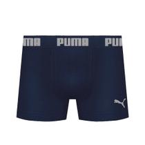 Cueca Boxer Masculina Puma Sem Costuras Marinho