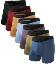 Cueca boxer masculina respirável BAMBOO COOL com mosca Cueca boxer masculina respirável BAMBOO COOL com mosca