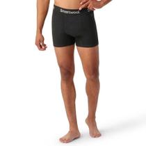 Cueca Boxer Masculina Smartwool SW016996 Lã Merino Preta P Cueca Boxer Masculina Smartwool SW016996 Lã Merino Preta P