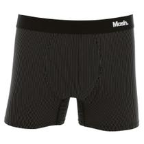 Cueca Boxer Mash Masculina Risca de Giz Microfibra Elástico