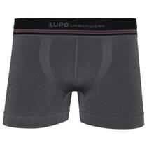 Cueca Boxer Microfibra Black Shine Lupo