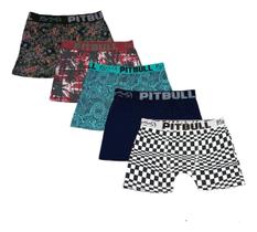 Cueca Boxer Microfibra De Qualidade Pitbull KIT COM 10