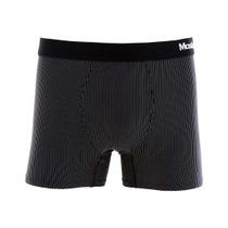 Cueca Boxer Microfibra Risca de Giz Preto Mash Cueca Boxer Microfibra Risca de Giz Preto Mash