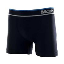 Cueca Boxer Microfibra Sem Costura Preto Mash
