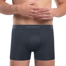Cueca Boxer Microfibra Sem Costura Selene Cinza Escuro - 11070 Cueca Boxer Microfibra Sem Costura Selene Cinza Escuro - 11070