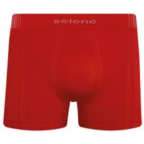 Cueca Boxer Microfibra Sem Costura Selene Preta - 11070 Cueca Boxer Microfibra Sem Costura Selene Preta - 11070