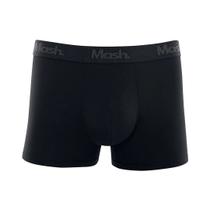 Cueca Boxer Modal Elástico Zig Zag Preto Mash