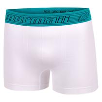 Cueca Boxer Mormaii Logo Elástico Masculina - Branco e Verde Cueca Boxer Mormaii Logo Elástico Masculina - Branco e Verde