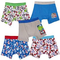 Cueca boxer para meninos Spiderman Boys 2/3T e 4T, pacote com 5