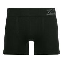 Cueca Boxer Plus Lisa ZR no cós Sem Costura Preto Zee Rucci Cueca Boxer Plus Lisa ZR no cós Sem Costura Preto Zee Rucci