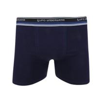 Cueca Boxer Plus Size de Algodão com Elastano Lupo Cueca Boxer Plus Size de Algodão com Elastano Lupo