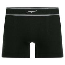 Cueca Boxer Plus Size Jacquard Sem Costura Preto Zee Rucci