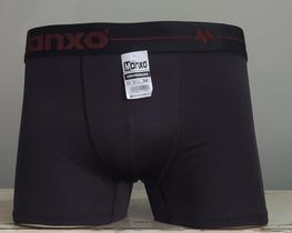 Cueca Boxer Poliamida Elástico Exposto - Preta