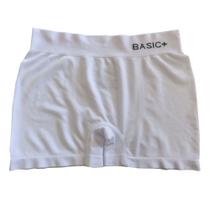 Cueca Boxer Poliéster Branco G - Basic+