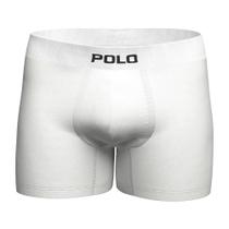 Cueca Boxer Polo 781 Algodão Sem Costura Branco - POLO STAR