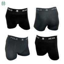 Cueca Boxer Polo Wear Masculina Microfibra Kit com 4 - 2 Cores Cueca Boxer Polo Wear Masculina Microfibra Kit com 4 - 2 Cores