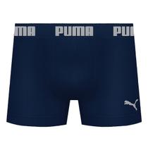 Cueca Boxer Puma Marinho Conforto Sem Costura Original