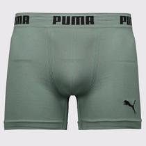 Cueca Boxer Puma Sem Costura Verde e Preta Cueca Boxer Puma Sem Costura Verde e Preta