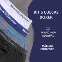 Cueca Boxer Red Nose Masculina Adulto Microfibra Kit 6 Un Cueca Boxer Red Nose Masculina Adulto Microfibra Kit 6 Un