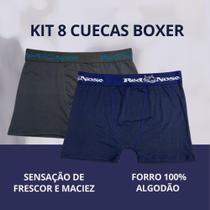 Cueca Boxer Red Nose Masculina Adulto Microfibra Kit 8 Un Cueca Boxer Red Nose Masculina Adulto Microfibra Kit 8 Un