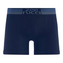 Cueca Boxer sem Costura Cós Listrado Navy - Zee Rucci Cueca Boxer sem Costura Cós Listrado Navy - Zee Rucci