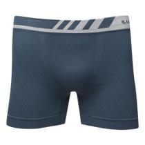 Cueca Boxer Sem Costura Microfibra - Azul - Lupo Azul Escuro