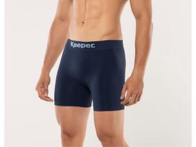 Cueca boxer sem costura microfibra escolha a cor Keeper