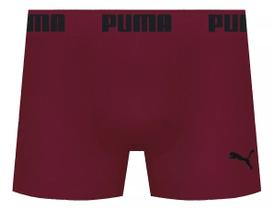 Cueca boxer sem costura puma bordô