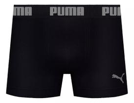 Cueca boxer sem costura puma - preto