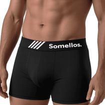 Cueca Boxer Somellos Masculina Cotton Premium Confortável