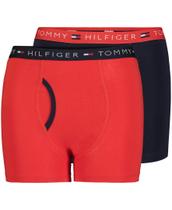 Cueca boxer Tommy Hilfiger para meninos de 12 a 14 anos, pacote com 2