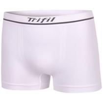 Cueca Boxer Trifil Sem Costura Elástico Masculina - Branco