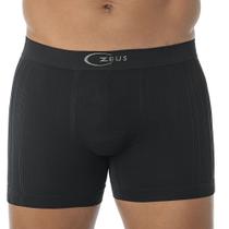 Cueca Boxer Ultraleve Micro Fibra Tamanhos P e M - Preto - A
