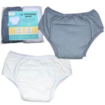 Cueca Calcinha Treinamento Desfralde Juvenil Kit 2und B/C