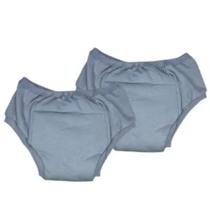 Cueca Calcinha Treinamento Desfralde Juvenil Kit 2und Cinza