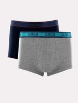Cueca Calvin Klein Low Rise Cinza e Azul Marinho Pack C11.09 AZ08 2UN