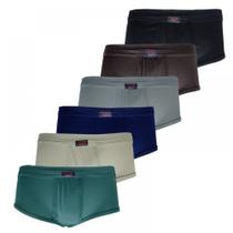 Cueca Click Tradicional C/ Abertura Poliamida - Cueca Click Tradicional Off Black (Cinza)