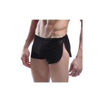 Cueca com Abertura Lateral Ultra Fina Transparente Preto SexLord