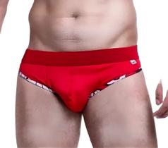 Cueca com abertura Traseira em suplex Vermelha