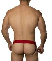 Cueca Com Tachinhas Jockstrap Vermelha